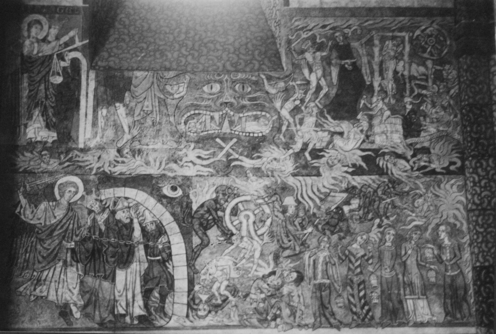 Malerei Hölle (Detail)